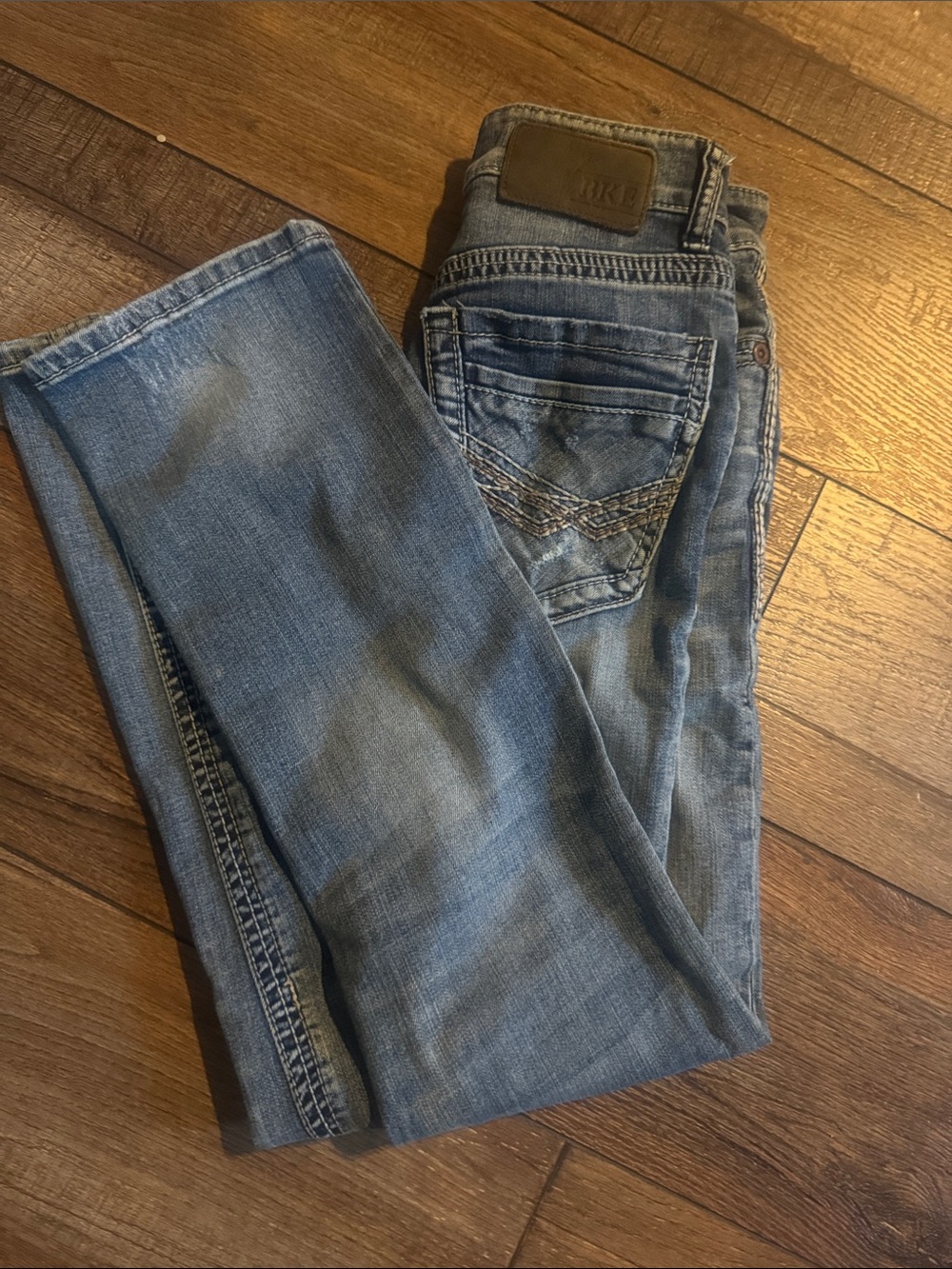 BKE Kids Medium Blue 25R Boot Leg Jeans